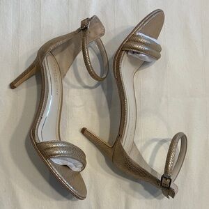 Kenneth Cole New York Metallic Beige Heels